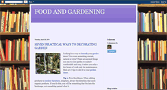 Desktop Screenshot of foodgaden.blogspot.com