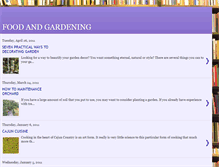 Tablet Screenshot of foodgaden.blogspot.com
