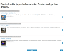Tablet Screenshot of pionihulluuttajapuutarhaunelmia.blogspot.com