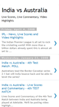 Mobile Screenshot of india-australia-live-scores.blogspot.com