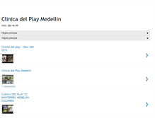 Tablet Screenshot of clinicadelplaymedellin.blogspot.com