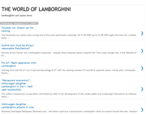 Tablet Screenshot of lamborghiniautos.blogspot.com