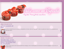 Tablet Screenshot of dulcecomouncupcake.blogspot.com