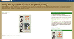 Desktop Screenshot of livinganddyingwithdignity.blogspot.com