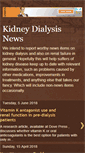 Mobile Screenshot of kidneydialysisnews.blogspot.com