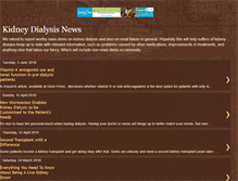 Tablet Screenshot of kidneydialysisnews.blogspot.com