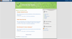 Desktop Screenshot of infanciashoytextos.blogspot.com