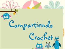 Tablet Screenshot of compartiendocrochet.blogspot.com