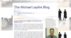 Desktop Screenshot of michaellepitreblog.blogspot.com