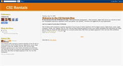 Desktop Screenshot of csirentals.blogspot.com