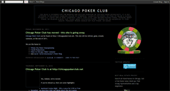 Desktop Screenshot of chicagopokerclub.blogspot.com