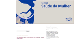 Desktop Screenshot of espacosaudedamulher.blogspot.com