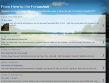 Tablet Screenshot of heretothehorseshoe.blogspot.com