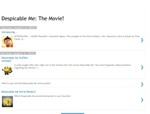 Tablet Screenshot of despicablemethemovie.blogspot.com