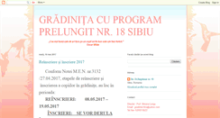 Desktop Screenshot of gradinita18sibiu.blogspot.com