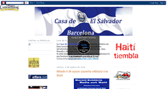 Desktop Screenshot of casadeelsalvador.blogspot.com