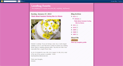 Desktop Screenshot of lovebugevents.blogspot.com