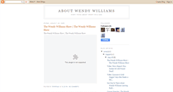 Desktop Screenshot of aboutwendywilliams.blogspot.com