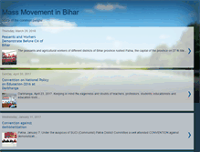 Tablet Screenshot of massmovementinbihar.blogspot.com