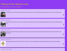 Tablet Screenshot of historyofthesecondline.blogspot.com