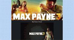 Desktop Screenshot of maxpayne3crack1.blogspot.com