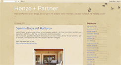 Desktop Screenshot of henze-partner.blogspot.com