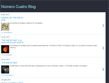 Tablet Screenshot of numberfour-spain.blogspot.com