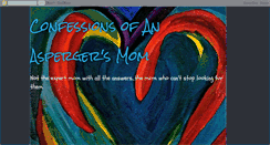 Desktop Screenshot of confessionsofanaspergersmom.blogspot.com