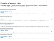 Tablet Screenshot of futurismseminar.blogspot.com