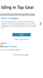 Mobile Screenshot of idlingintopgear.blogspot.com