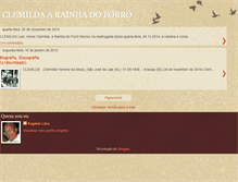 Tablet Screenshot of clemildarainhadoforro.blogspot.com