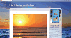 Desktop Screenshot of lifeisbetteronthebeach.blogspot.com