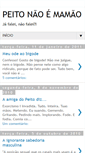 Mobile Screenshot of peitonaoemamao.blogspot.com