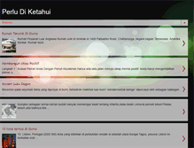 Tablet Screenshot of perludiketahui.blogspot.com
