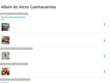Tablet Screenshot of albumalexiscuentacuentos.blogspot.com