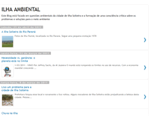 Tablet Screenshot of ilhasolteiraambiental.blogspot.com