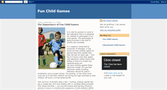 Desktop Screenshot of funchildgame.blogspot.com