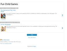 Tablet Screenshot of funchildgame.blogspot.com