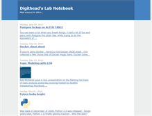 Tablet Screenshot of digitheadslabnotebook.blogspot.com