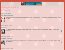 Tablet Screenshot of elblogdelauritina.blogspot.com