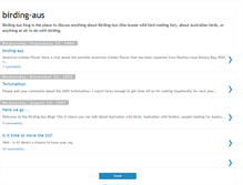 Tablet Screenshot of birding-aus.blogspot.com