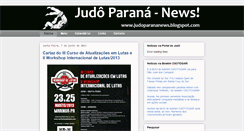 Desktop Screenshot of judoparananews.blogspot.com