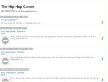 Tablet Screenshot of hiphopcornerradio.blogspot.com