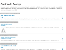 Tablet Screenshot of iebocaminandocontigo.blogspot.com