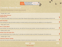 Tablet Screenshot of countryhomedecor.blogspot.com