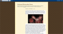 Desktop Screenshot of fireworksnews.blogspot.com