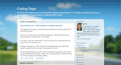 Desktop Screenshot of codingrage.blogspot.com