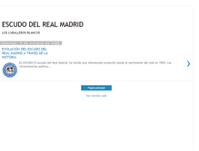 Tablet Screenshot of escudodelrealmadrid.blogspot.com