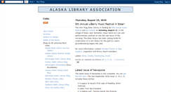 Desktop Screenshot of alaska-library-association.blogspot.com