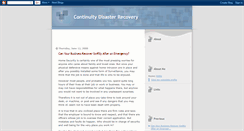 Desktop Screenshot of continuity-disaster-recovery.blogspot.com